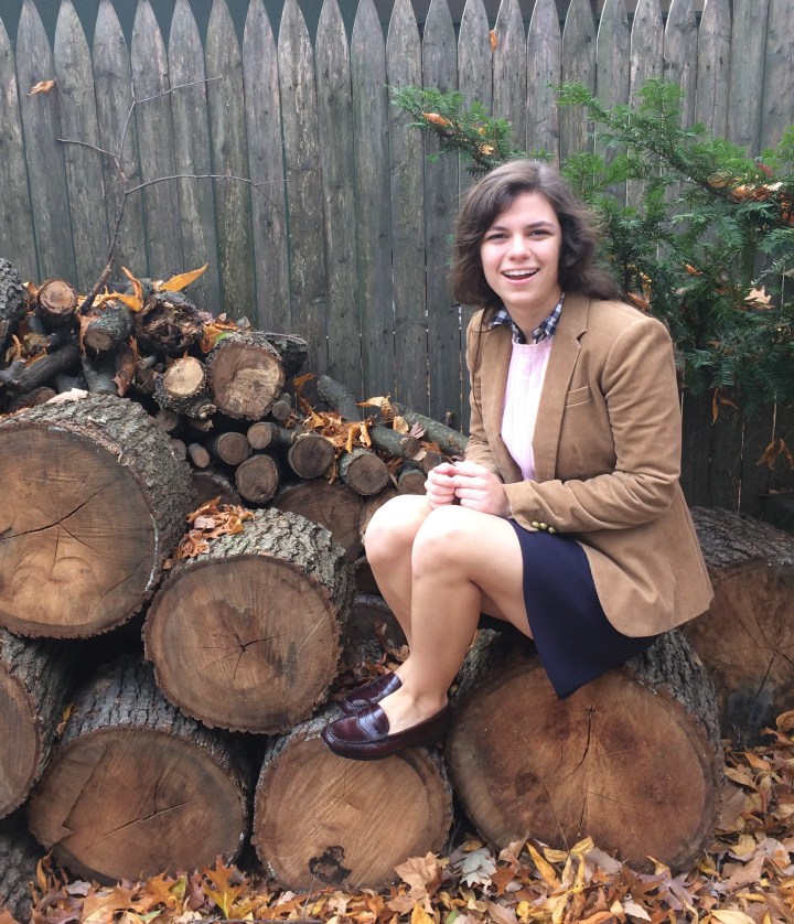 Layered back to school preppy outfit