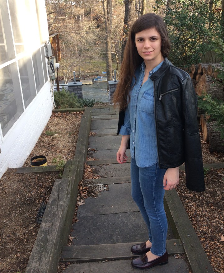 double denim with jacket