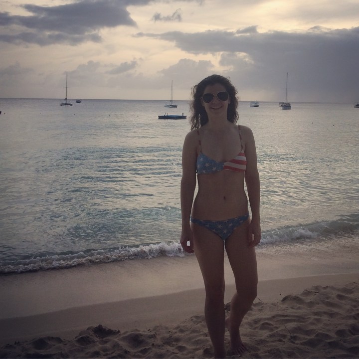 American flag bikini