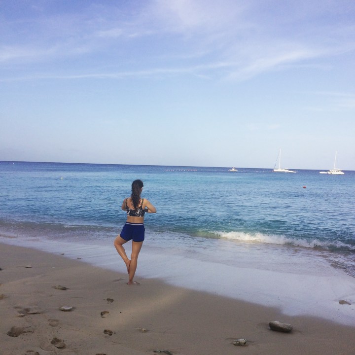 yoga on the beach barbados