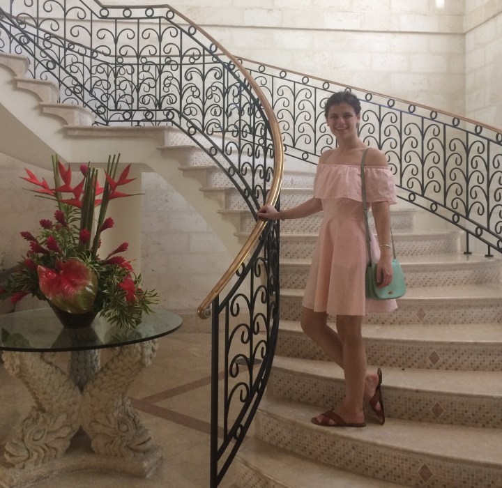 staircase at sandy lane