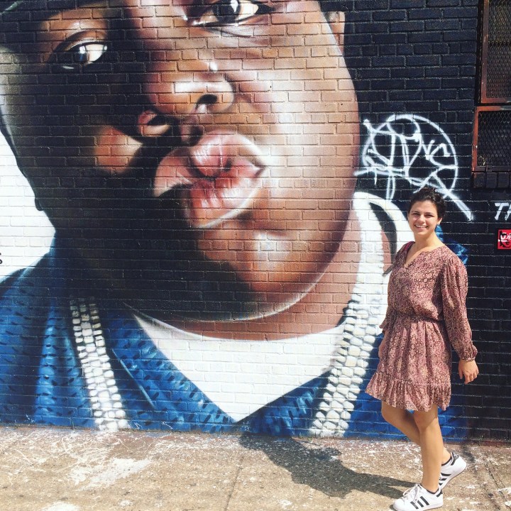 mural of Biggie in Bushwick