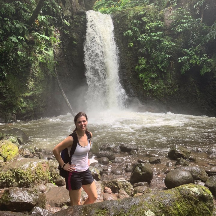 Salto do Prego waterfall in the Azores