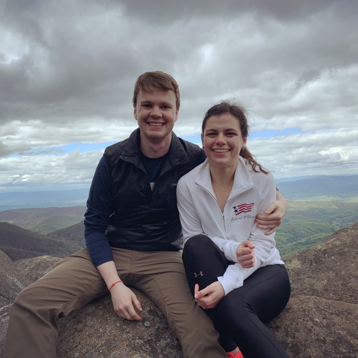 hiking Flat Top Mountain