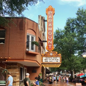 Downtown mall in Charlottesville