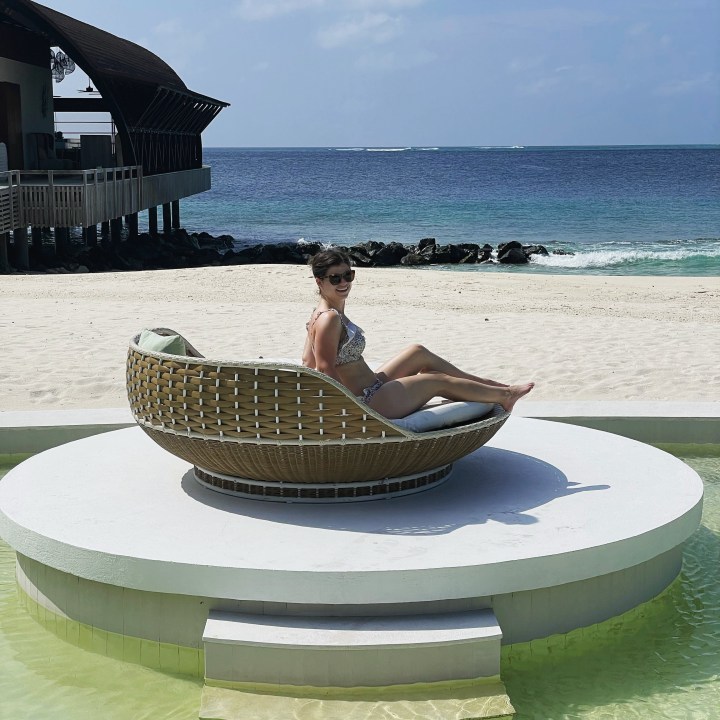 Pool day in the Maldives