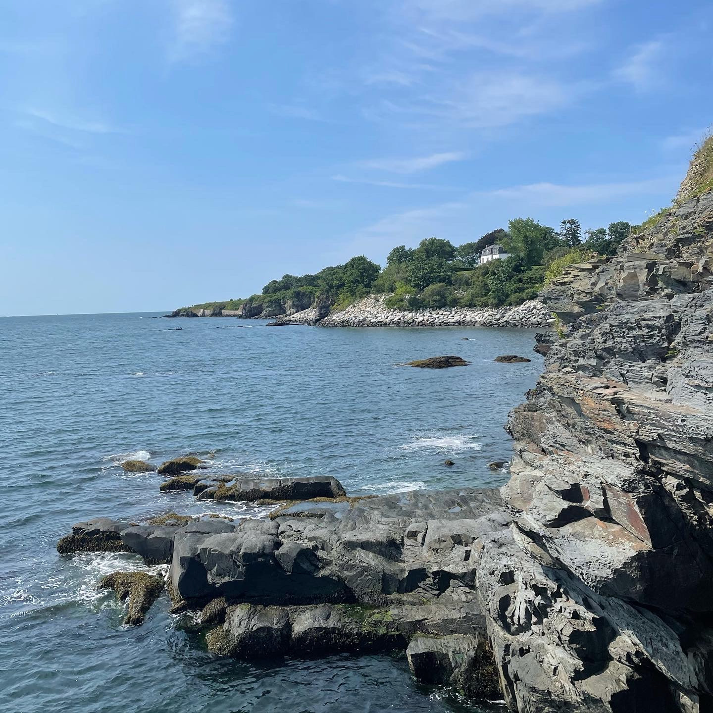 Rocky view from the cliff walk