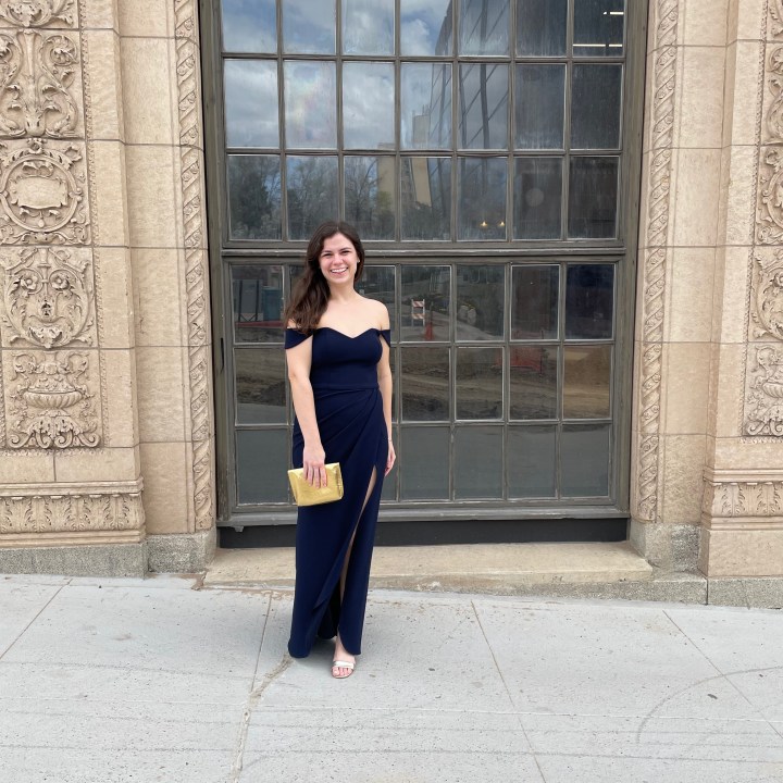 What I wore for a black tie wedding